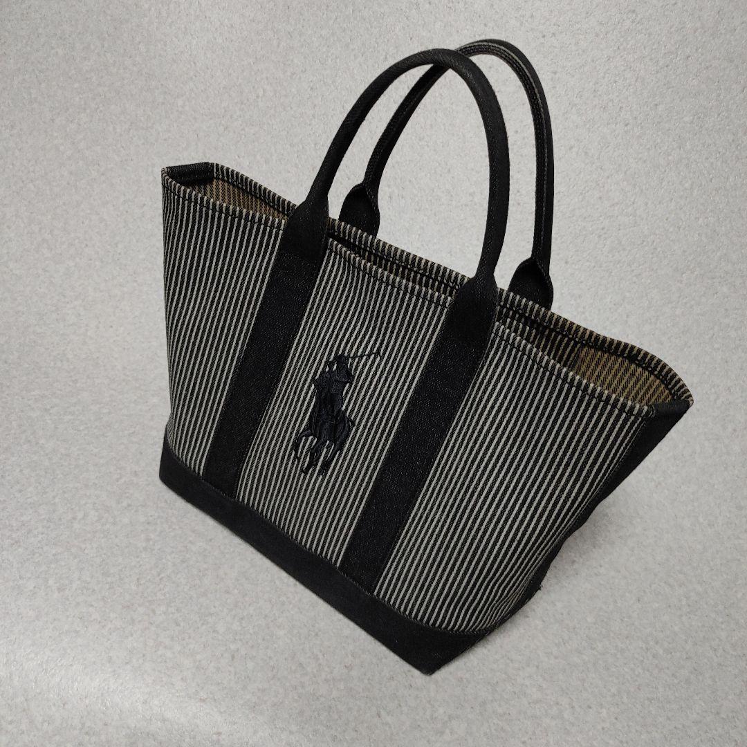 ラルフローレン ヒッコリーデニムトートバッグ