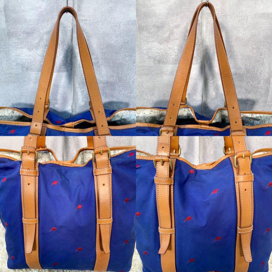 お買得 ポールスミス ステッチトート 裏地顔柄 鳥 5843 Paul By Drawn トートバッグ