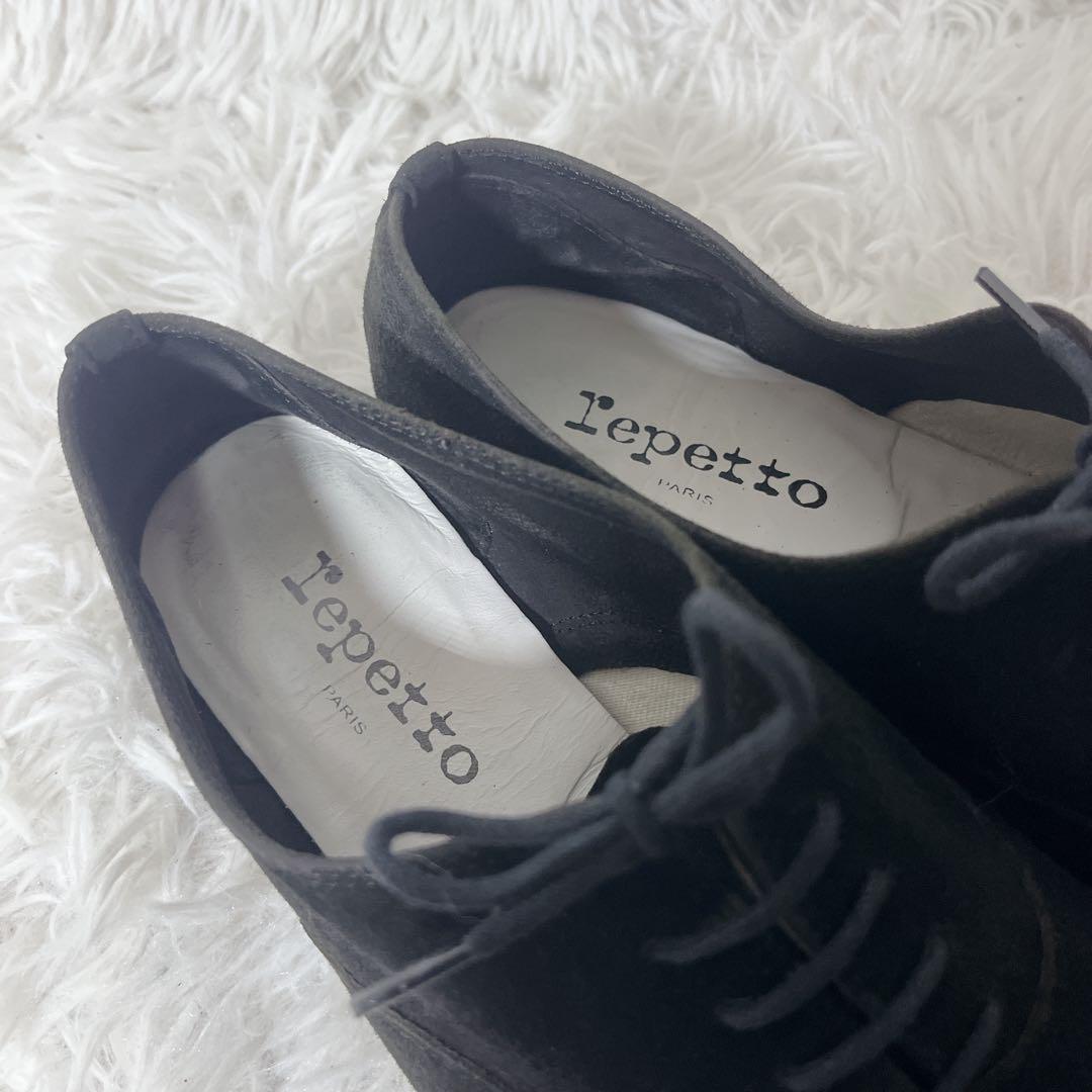 良品 Repetto レペット zizi ジジ スエード ブラック 38.5