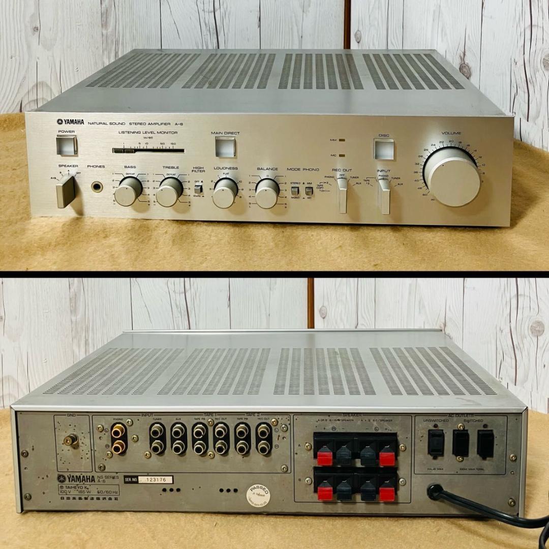 YAMAHA ステレオアンプ A-6 動作確認済み プリメインアンプ