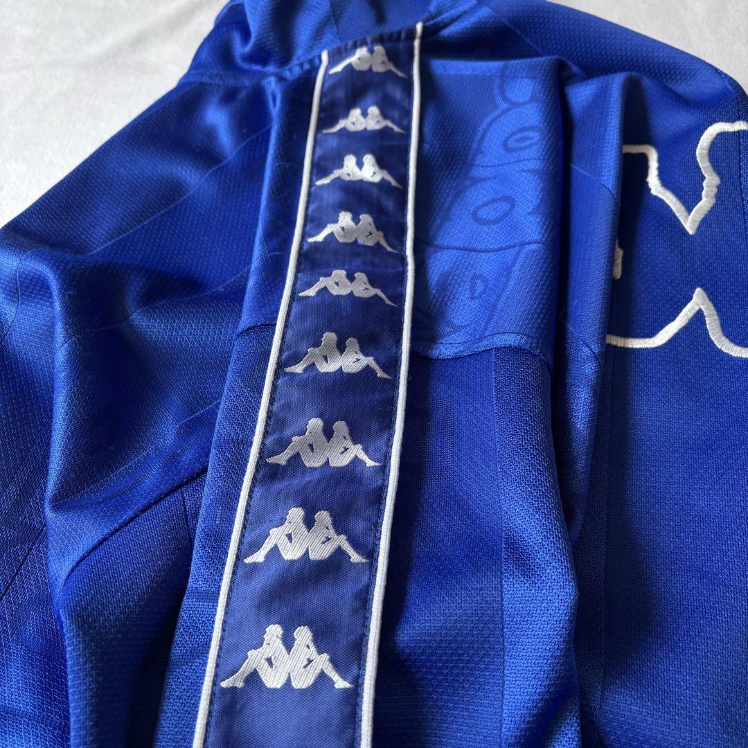 90s Kappa ハーフジップ 刺繍ロゴ トラックジャケット