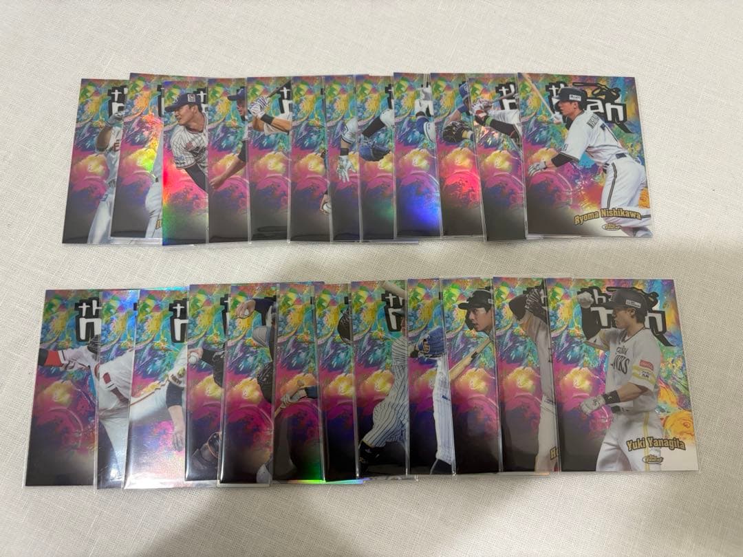 topps finest NPB 2025 インサート the man コンプ目立った傷や汚れなし