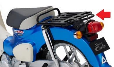 HONDA SuperCub スーパーカブ ホンダ純正リアキャリア /ブラック