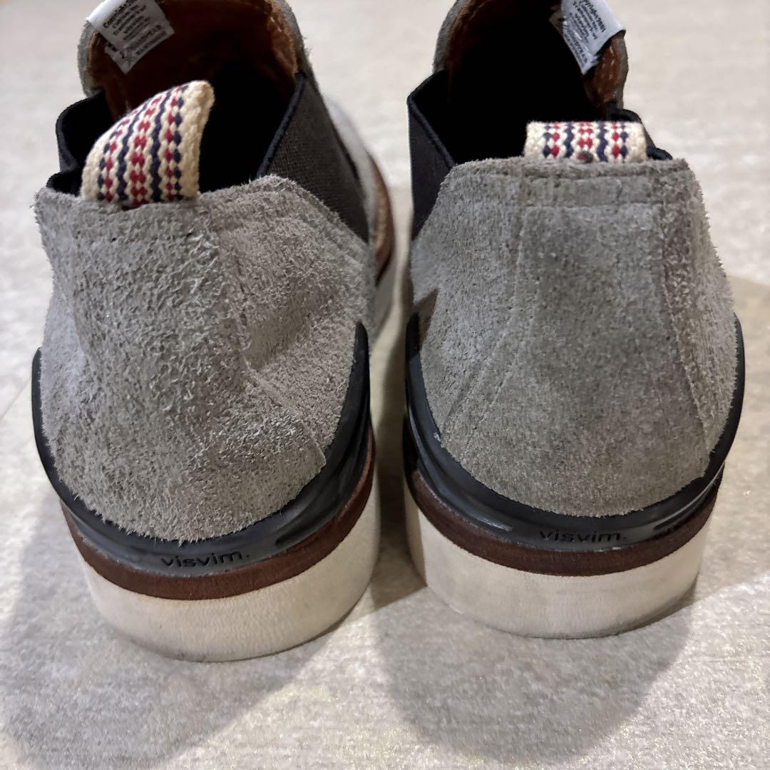 美品 VISVIM サイドゴアブーツ スエード 27cm US9 美品 VISVIM サイドゴアブーツ スエード 27cm US9