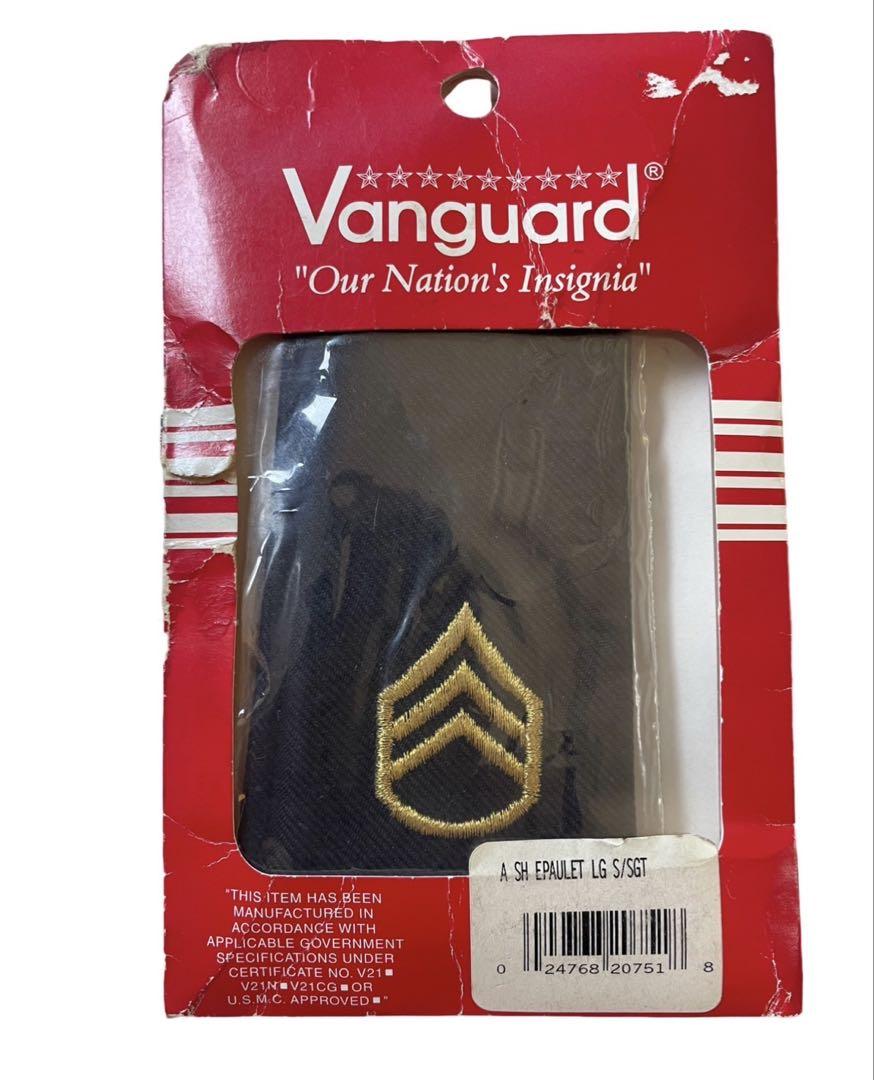 米軍実物未使用品 空軍用ブルー エポレット用 ショルダー階級章 少将 ペア 米軍 米空軍ABU用兵・下士官用階級章2枚セット - ミリタリー