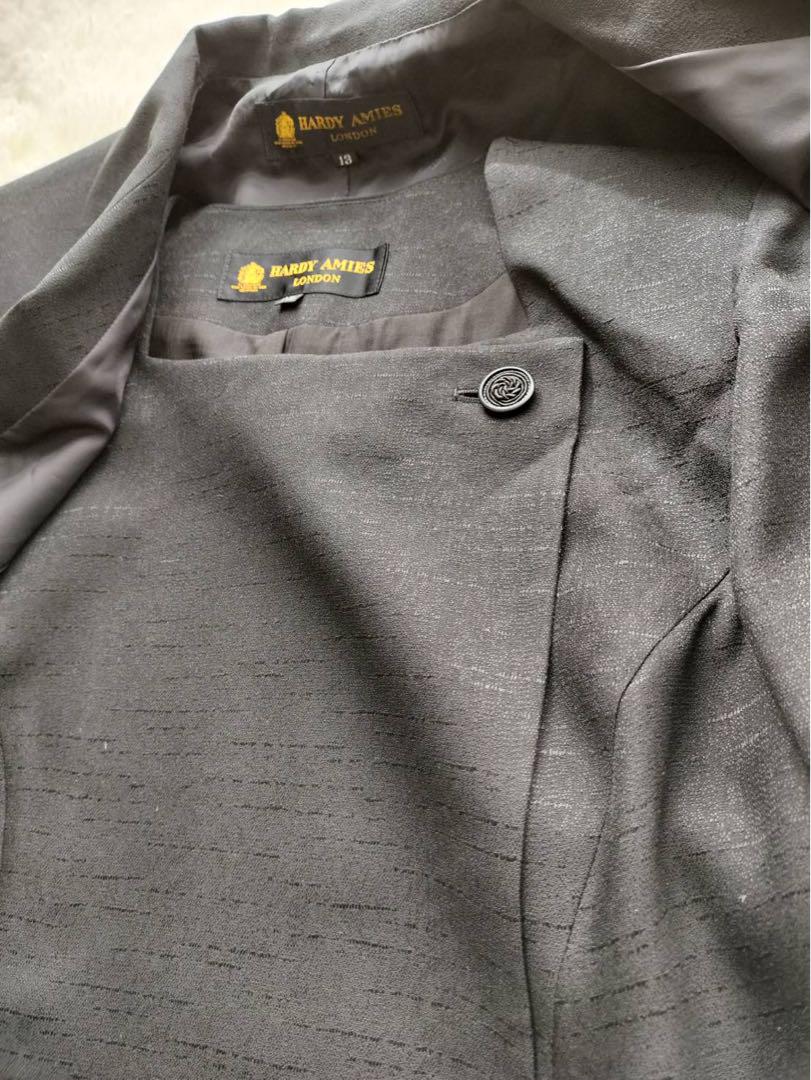 HARDY AMIES  シルク100% フォーマルワンピーススーツ　礼服