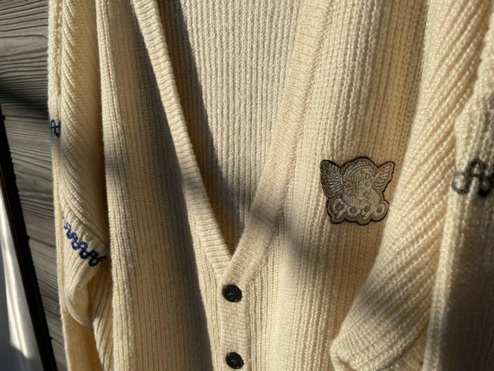 格安新品 9090 Angel Knit cardigan off white 2qER0-m16659850664 お買い得HOT