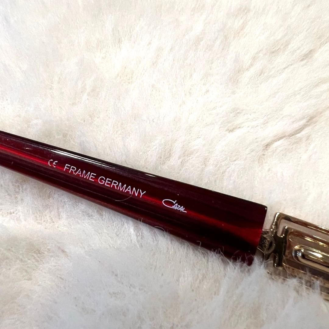 CAZAL カザール メガネ 眼鏡フレーム ボルドー×金 MEDICALDB_JP