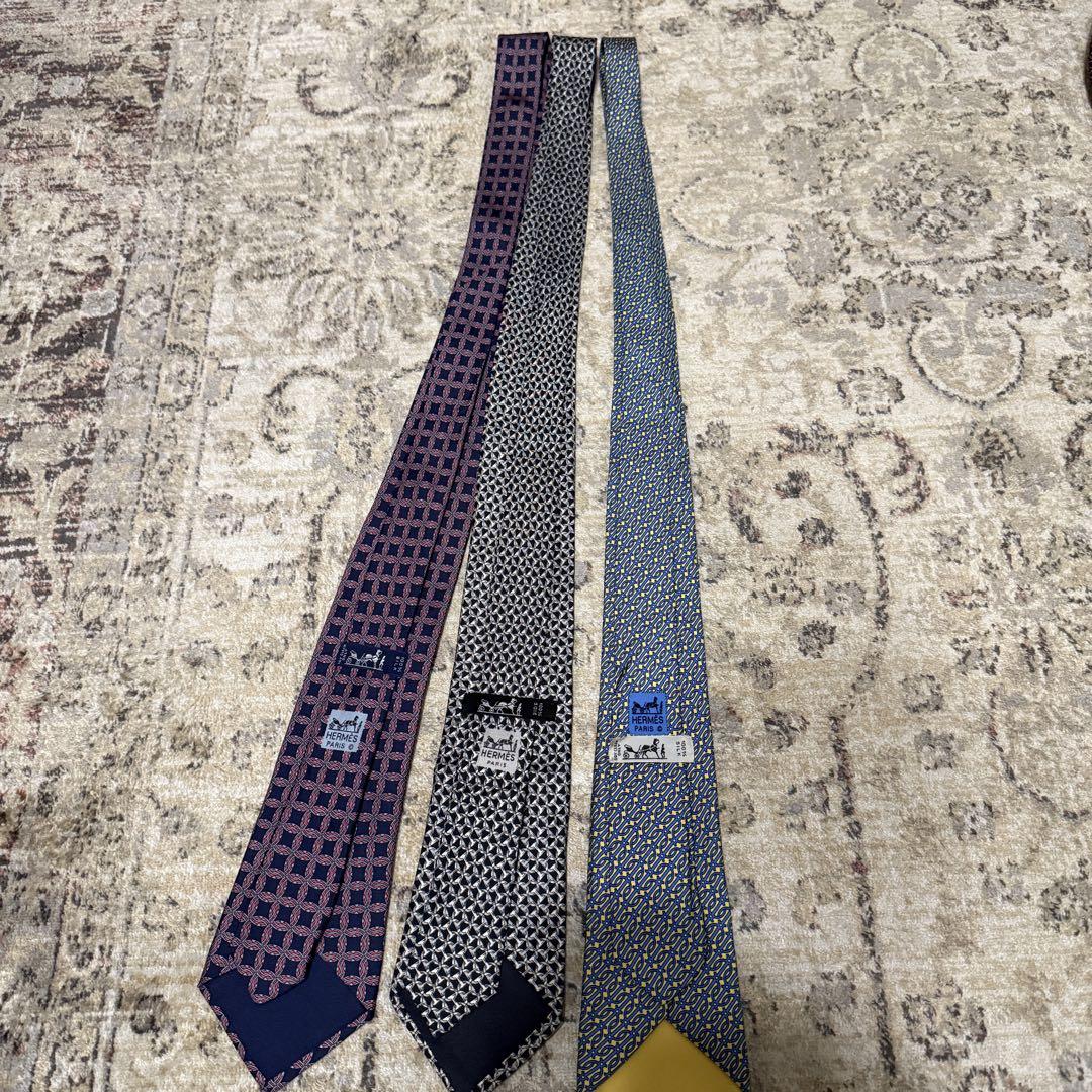 人気ブランド新作豊富 まとめ売り！/美品】HERMES 小物 10本 ネクタイ メンズ エルメス 小物