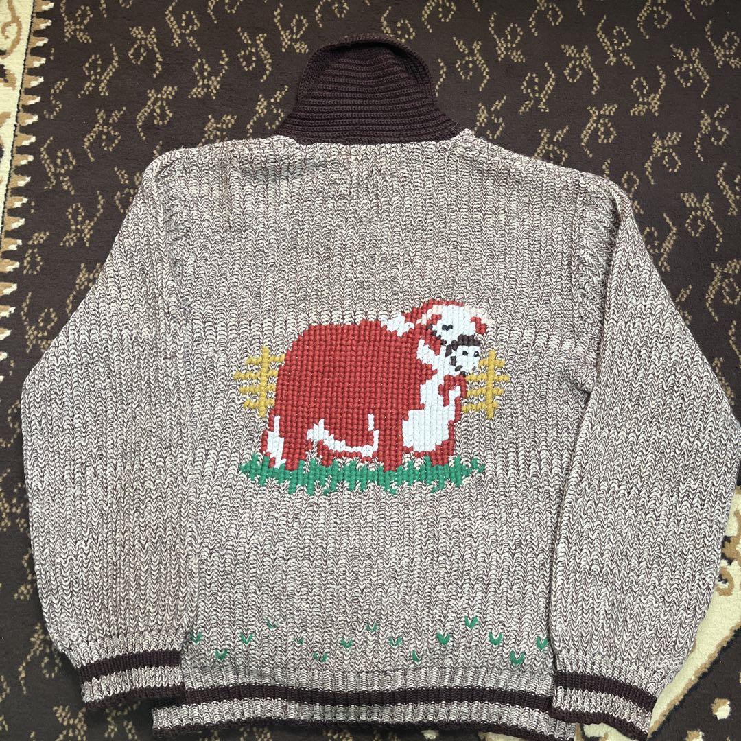 トップス 1960s caldwell sheep cowichan sweater