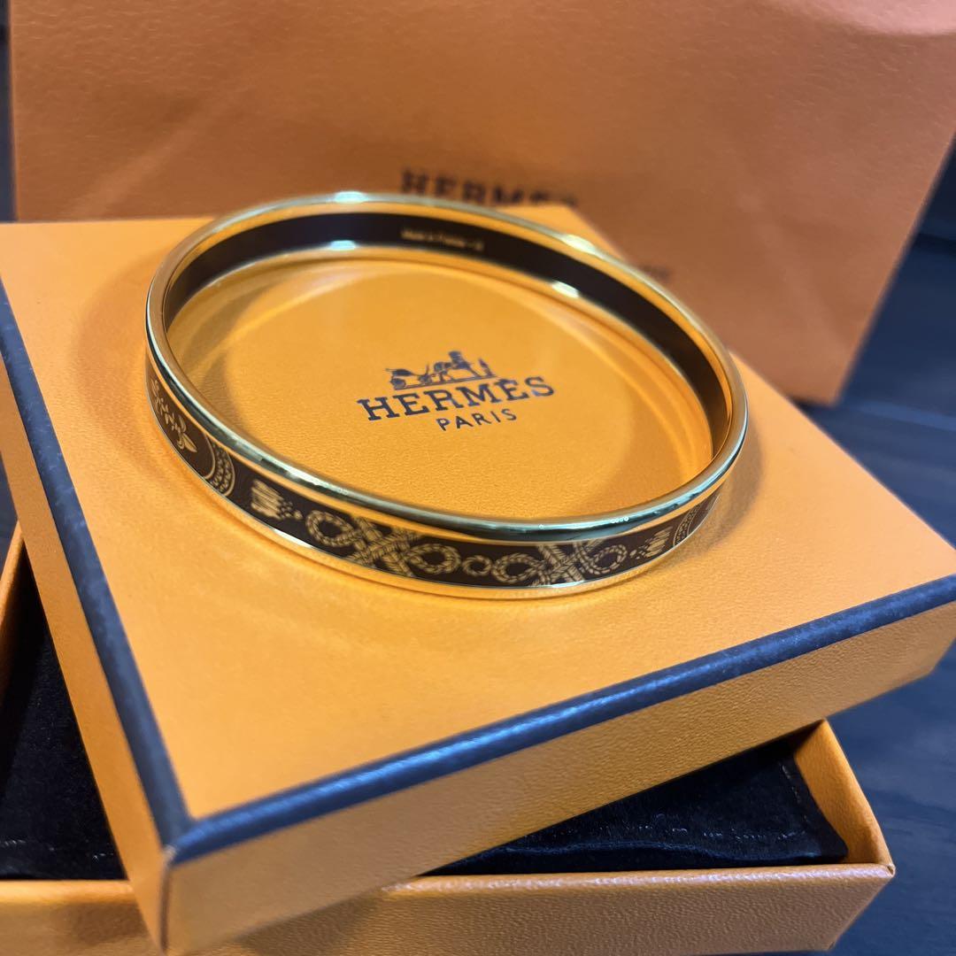 HERMES エルメス ゴールドバングル