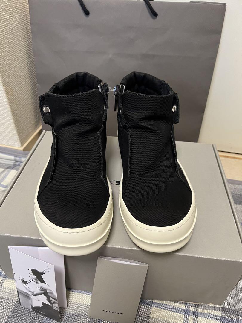 靴 Rick Owens DRKSHDW DUNK / BLK MILK