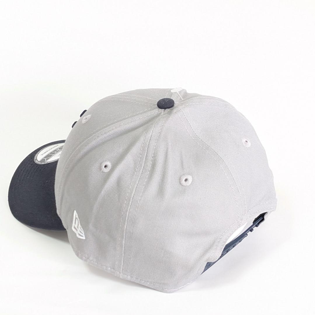 NEW ERA キャップ ヤンキース ロゴ グレー ワンポイント　9FORTY