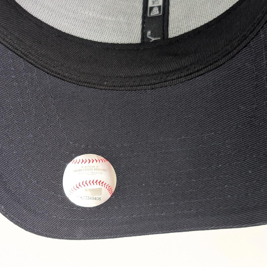 NEW ERA キャップ ヤンキース ロゴ グレー ワンポイント　9FORTY