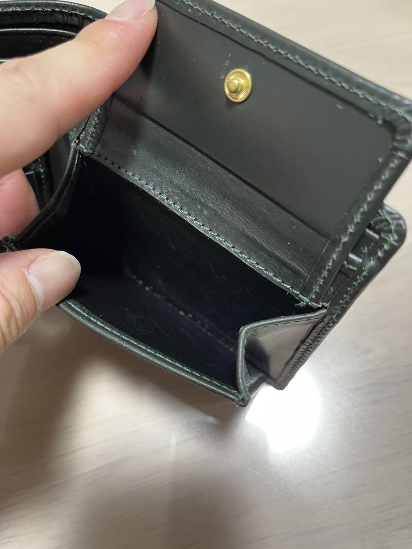 【超美品】Whitehouse Cox 二つ折り財布 グリーン