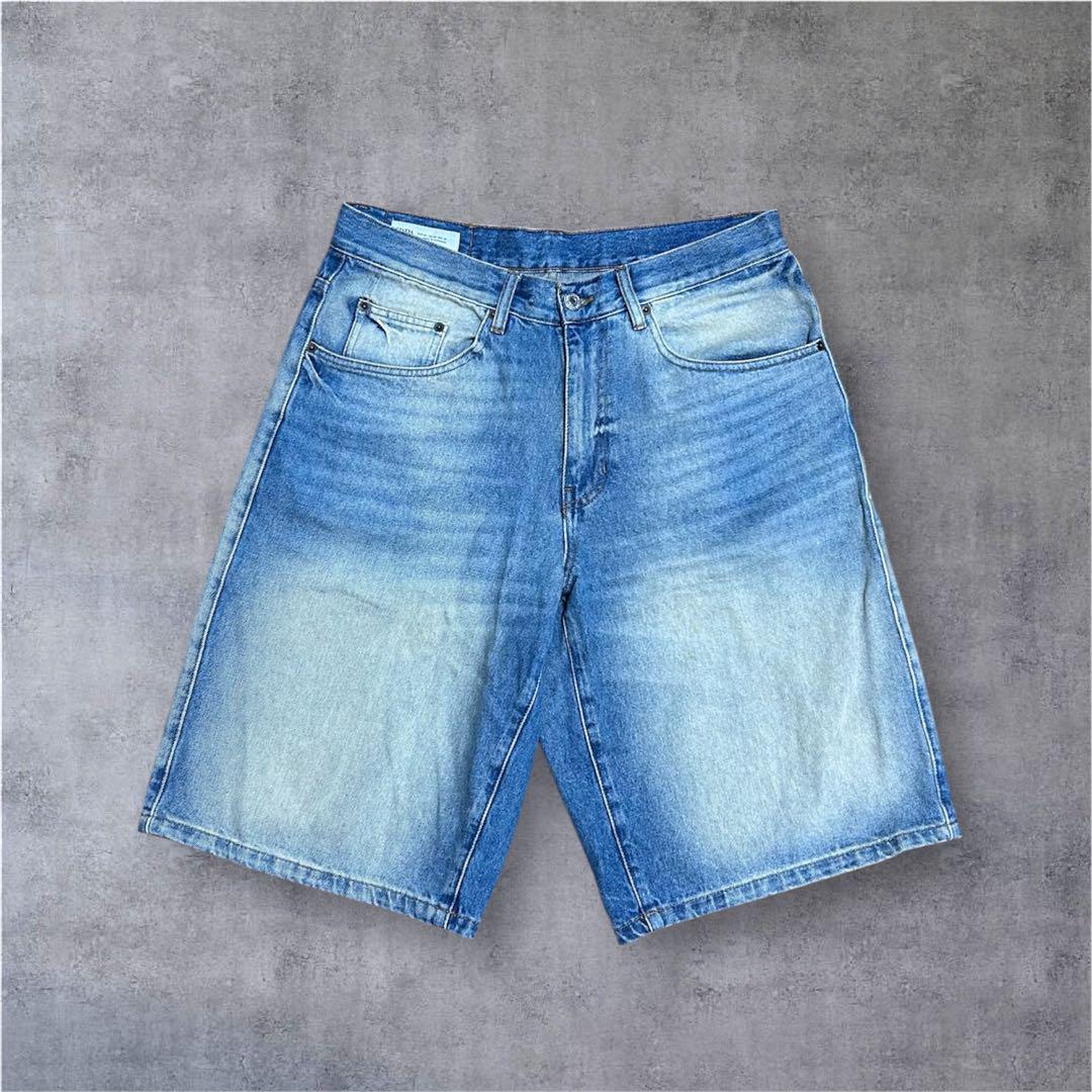 ライトブルーデニムショートパンツ ミニミニストア miniministore デニムショートパンツレディース