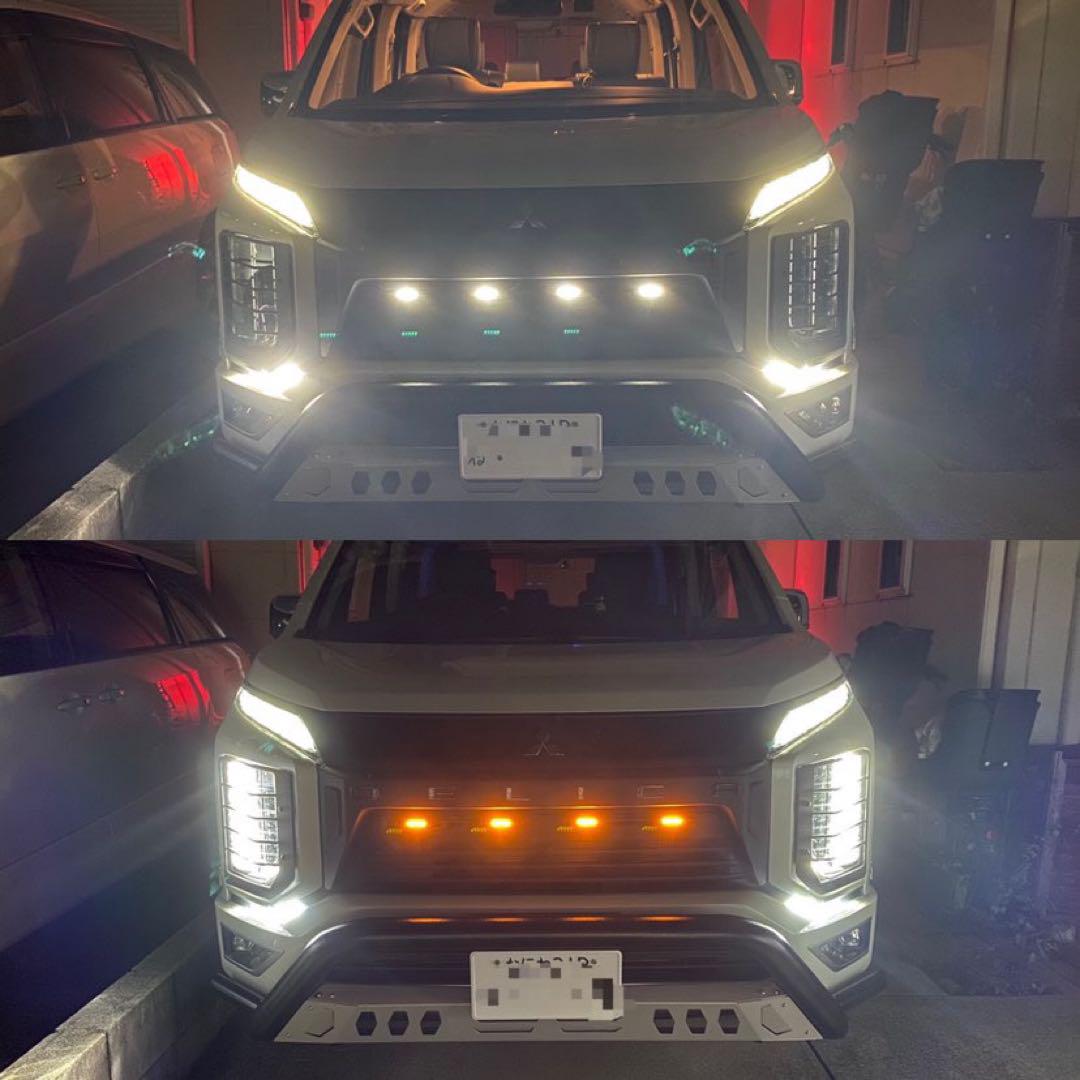 取付説明書つき】デリカ D5 CV1W 【下グリル用】 グリルマーカー