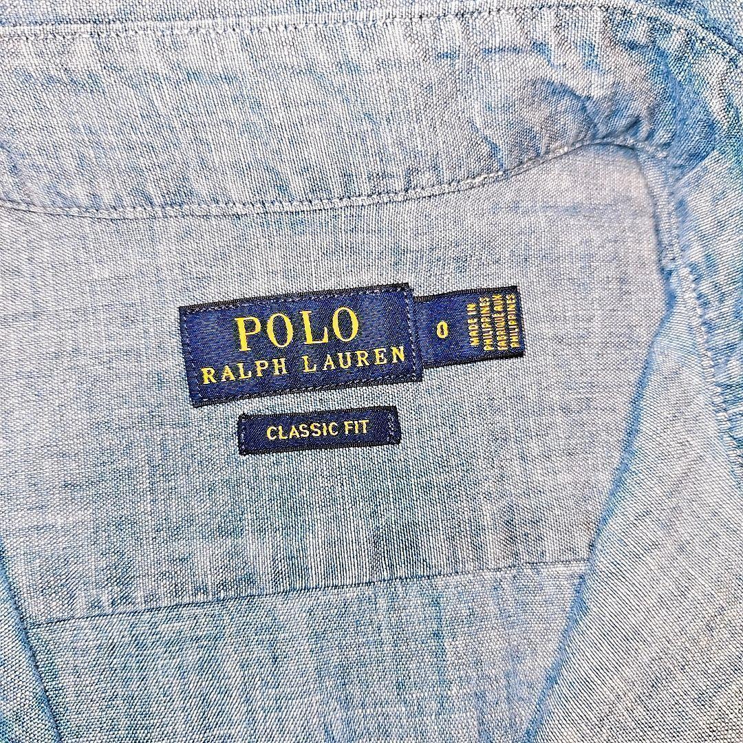 未使用級 ポロラルフローレン ダンガリーシャツ マルチポニー インディゴ S 未使用級 ポロラルフローレン ダンガリーシャツ マルチポニー インディゴ S