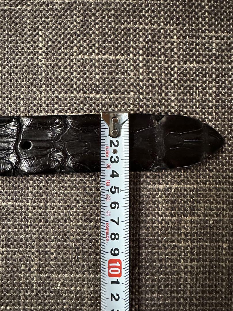 【 POST&CO 】クロコダイル ベルト made in Italy