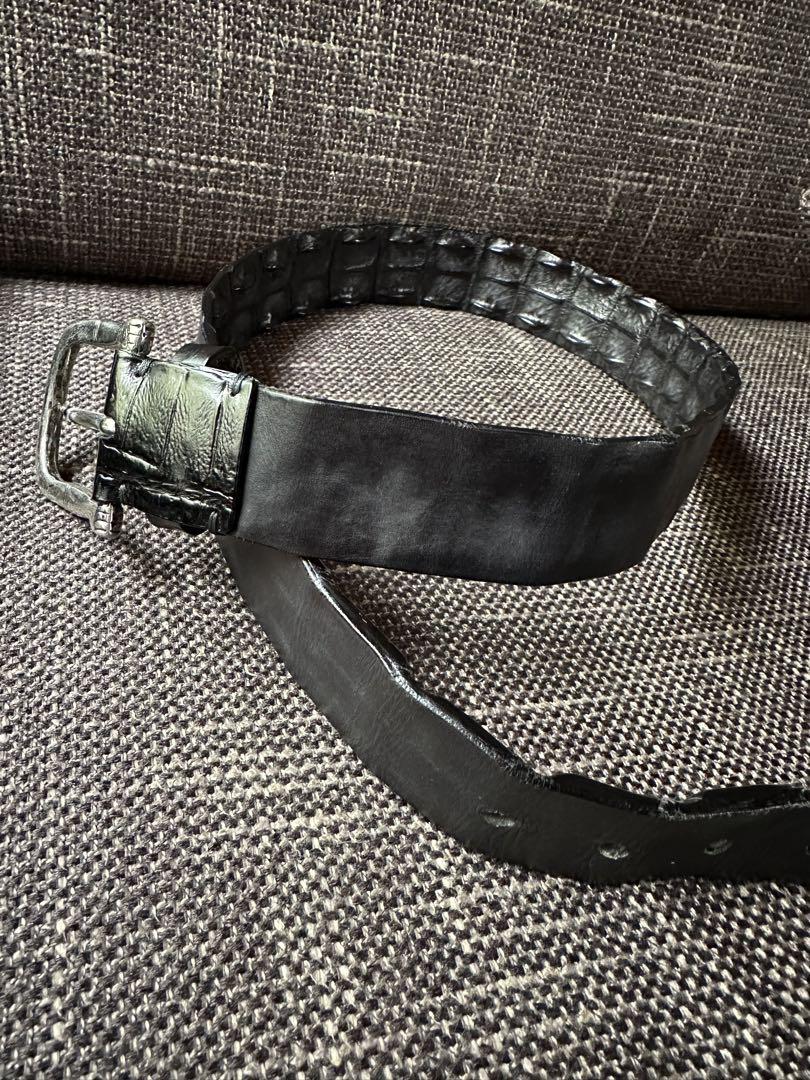 【 POST&CO 】クロコダイル ベルト made in Italy
