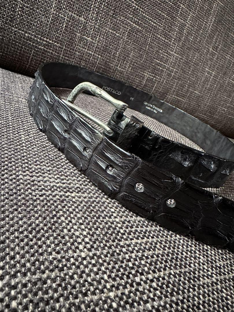 【 POST&CO 】クロコダイル ベルト made in Italy