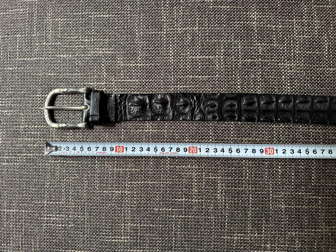 【 POST&CO 】クロコダイル ベルト made in Italy