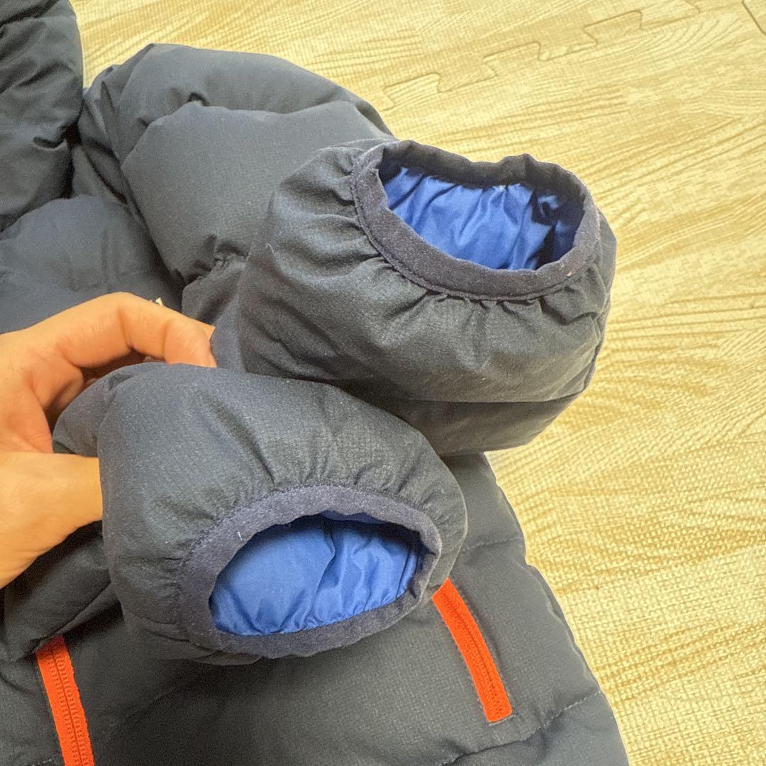 美品【mont-bell】ウィンドストッパー ダウンパーカ Kid's 120