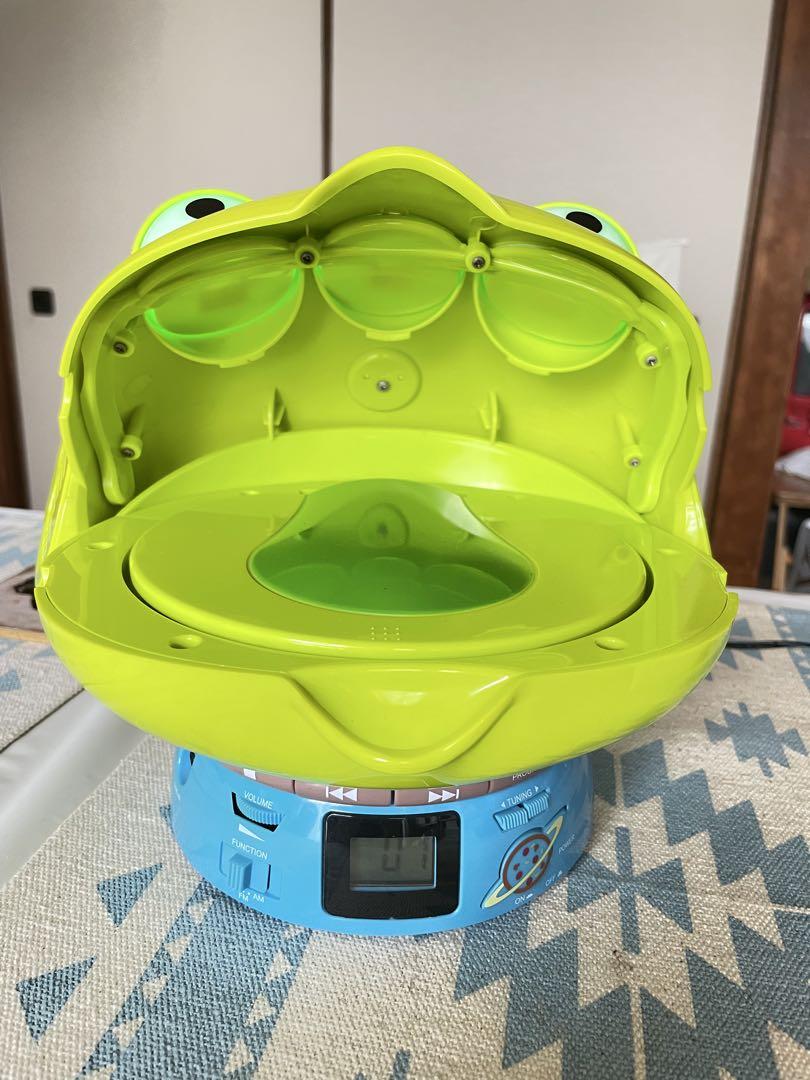ディズニー グリーンメン CDプレイヤー ラジオ　エイリアン
