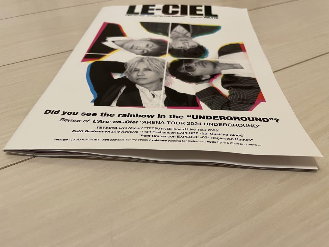 ラルクアンシエル会報最新号vol.119 継続特典•ツアーステッカー ラルクアンシエル会報最新号vol.119 継続特典•ツアーステッカー