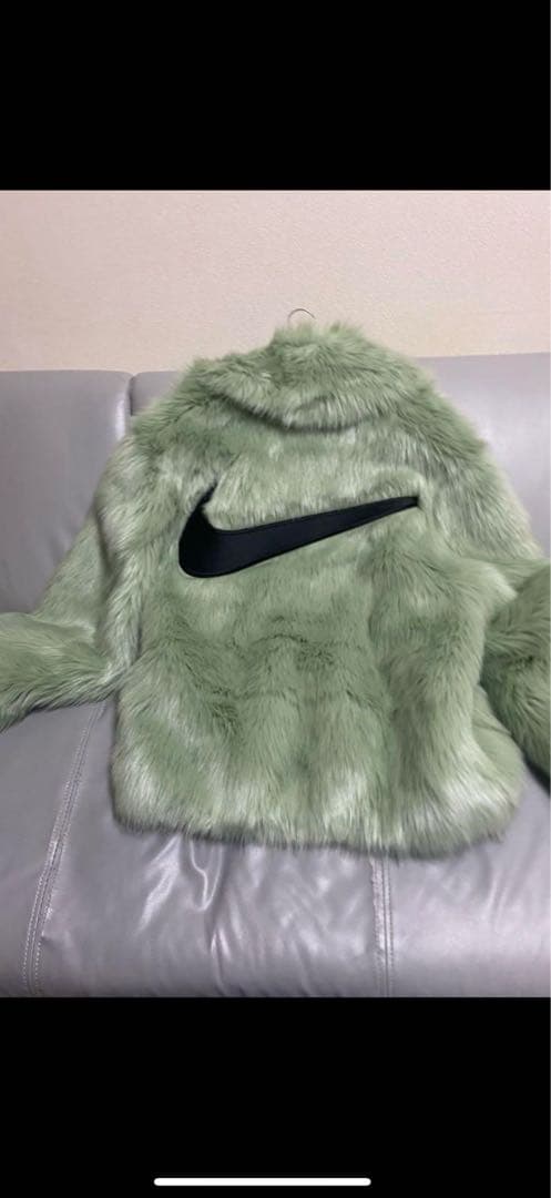 正規品 NIKE×AMBUSH フェイク ファージャケット S 登坂広臣着