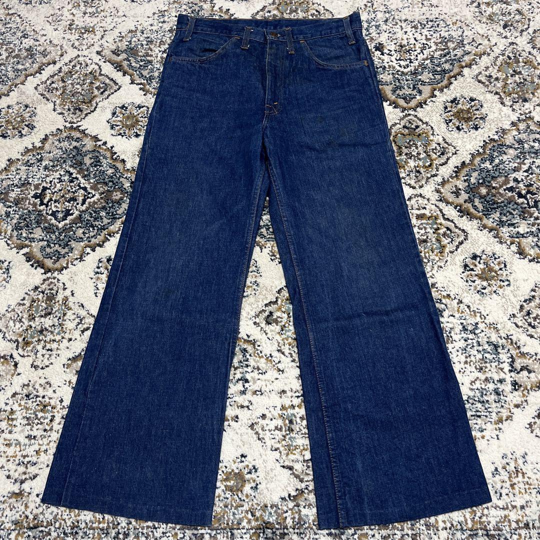 70s リーバイス W32L34 オレンジタブ　TALON フレア ブーツカット
