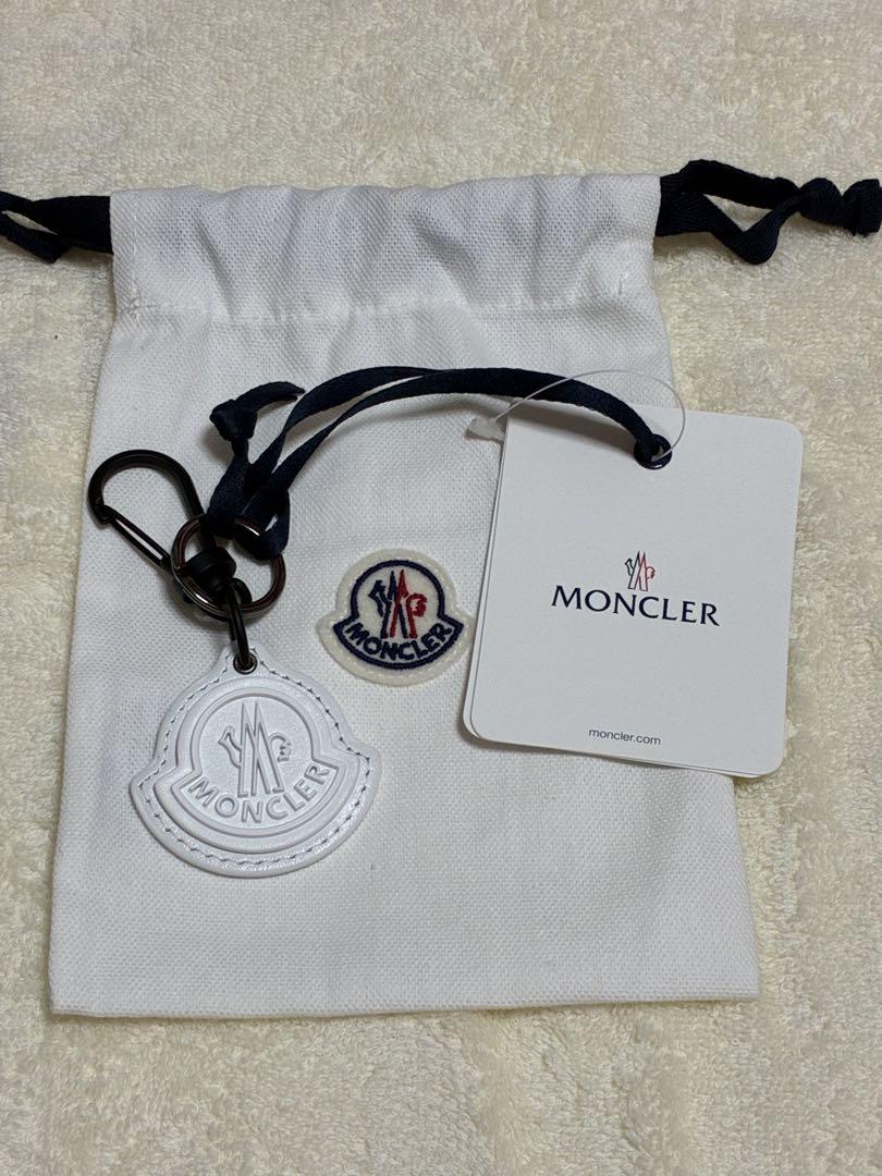 モンクレールmoncler キーホルダーキーリング 新品】モンクレール キーリング ホワイト - メルカリ