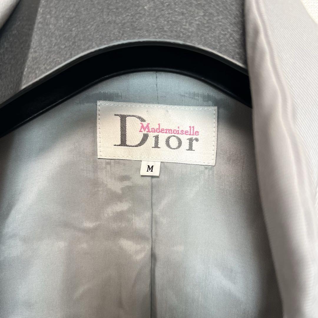 ディオール　Dior レトロ 【M】グレー ジャケット 金具付き　ヴィンテージ