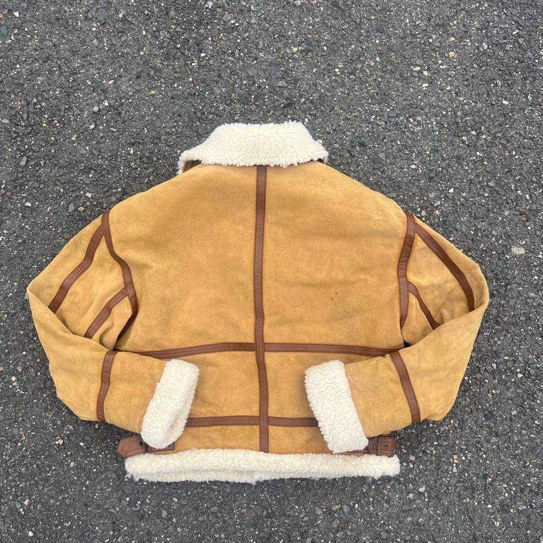 vintage B-3 フライトジャケット ボンバー 90s 短丈 レザー ボア vintage B-3 フライトジャケット ボンバー 90s 短丈 レザー ボア