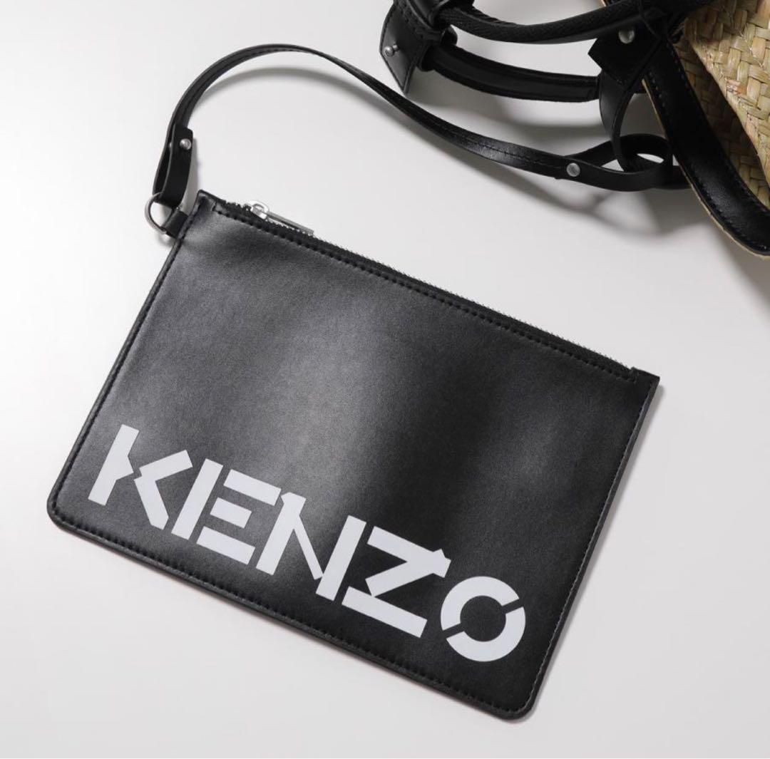 KENZO ケンゾー　かごバッグ ベージュ　ブラック　2022 ss 春夏 KENZO ケンゾー かごバッグ ベージュ ブラック 2022 ss 春夏