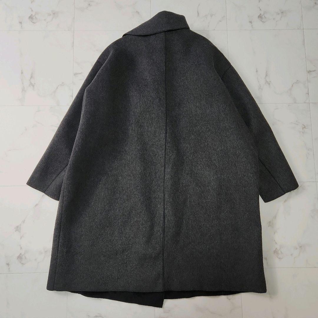 【mizuiroind】美品✨ボンディング オーバーサイズ ピーコート Free