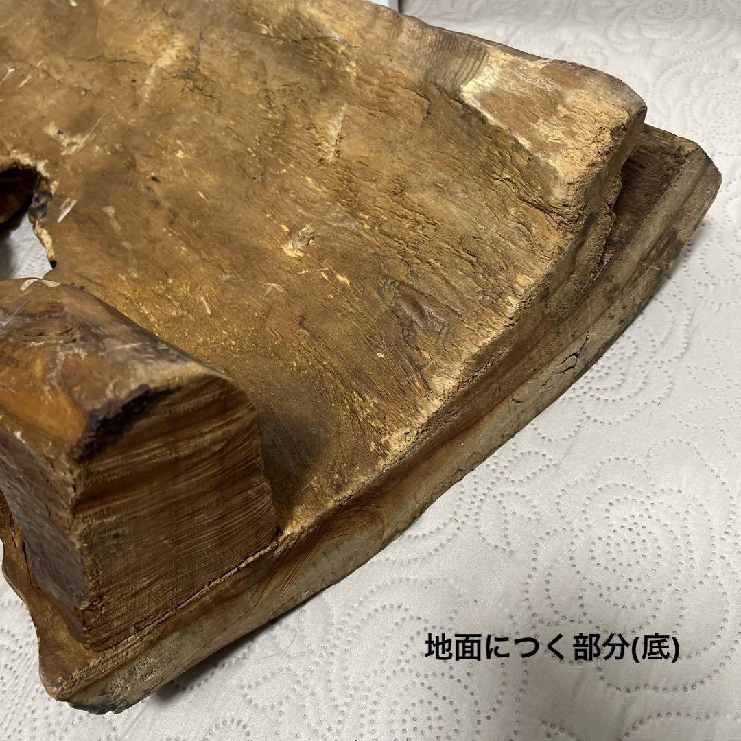鷹の一本彫り 美術品