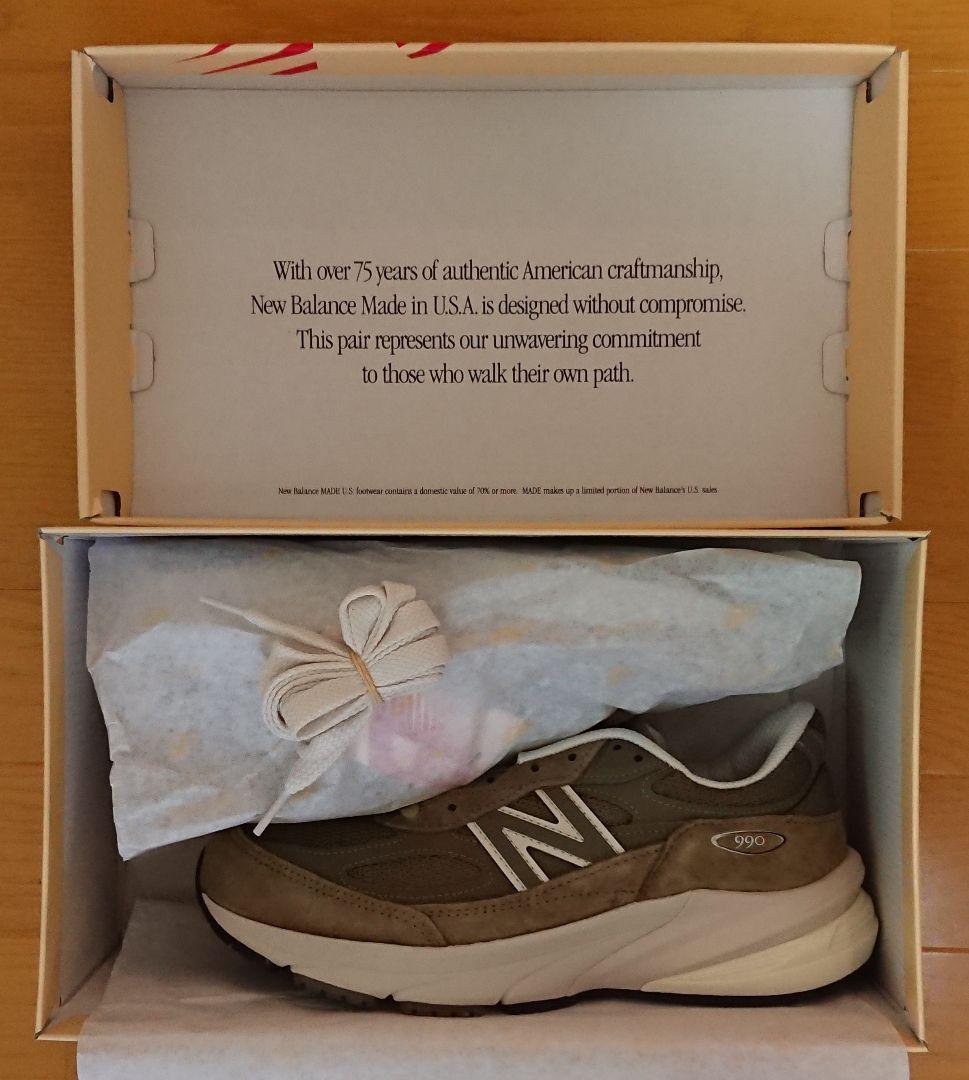 New Balance 990 V6 TB6 made in USA 24cm
