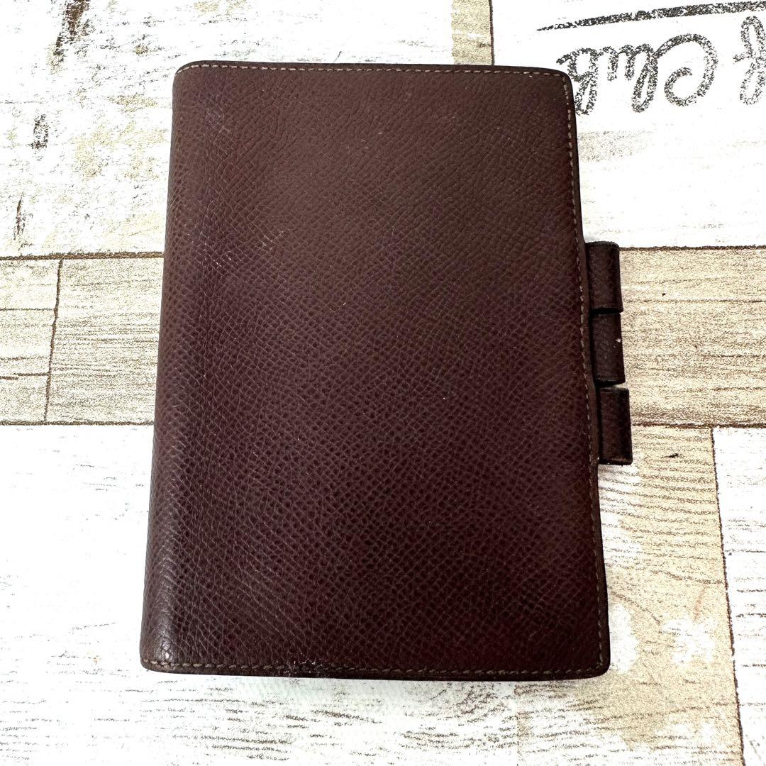 HERMES エルメス アジェンダ GM 手帳カバー ブラウン