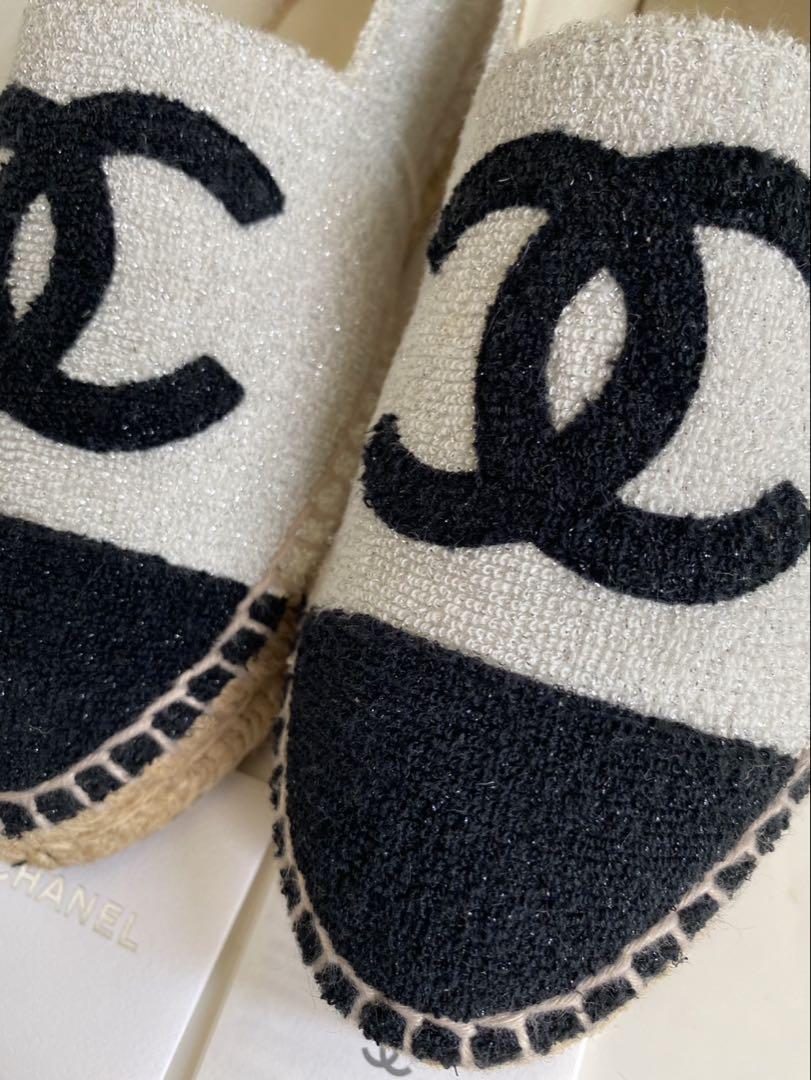 あーシャネル ツイード エスパドリーユ スニーカー CHANEL