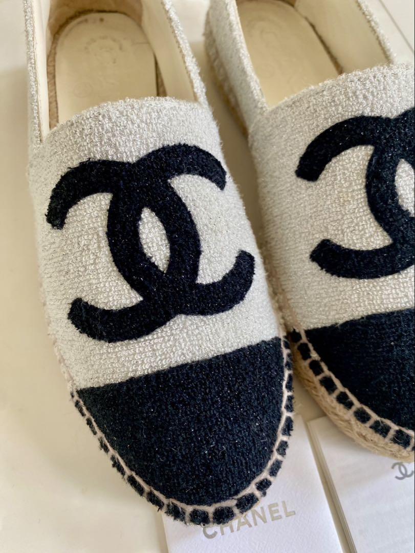 あーシャネル ツイード エスパドリーユ スニーカー CHANEL