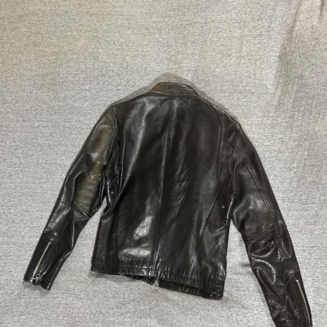 美品 ブラックバイマウジー ライダース ジャケット ラムスキン シープスキン BLACK by moussy - BLACK by MOUSSY ライダースの通販 by たもも