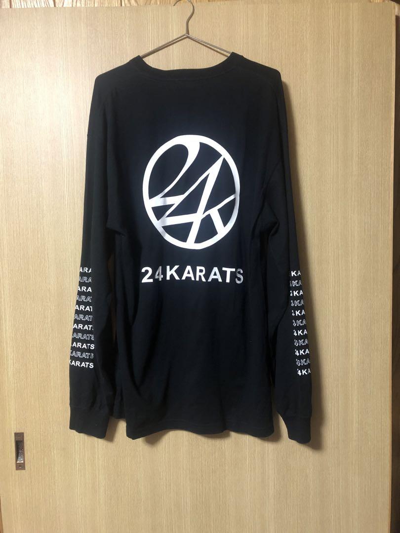 【早い者勝ち】24KARATS ロングTシャツ(ブラック)