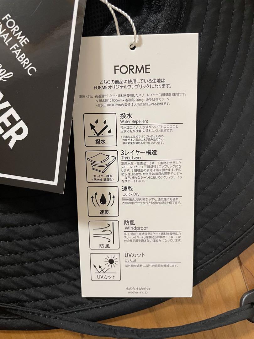 FORME フォルム 東原亜希 帽子 ブラック 2022 SS 帽子