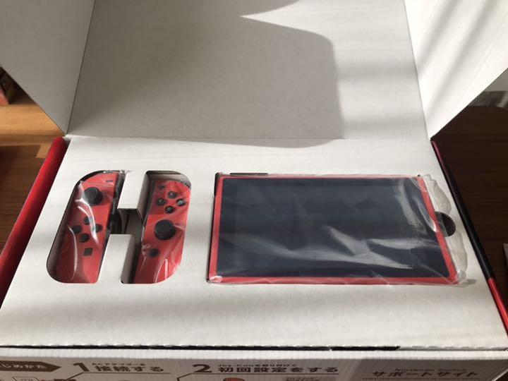 はなく Nintendo マリオレッド 美品 czR2A-m16688997877 Switch ブルーライ