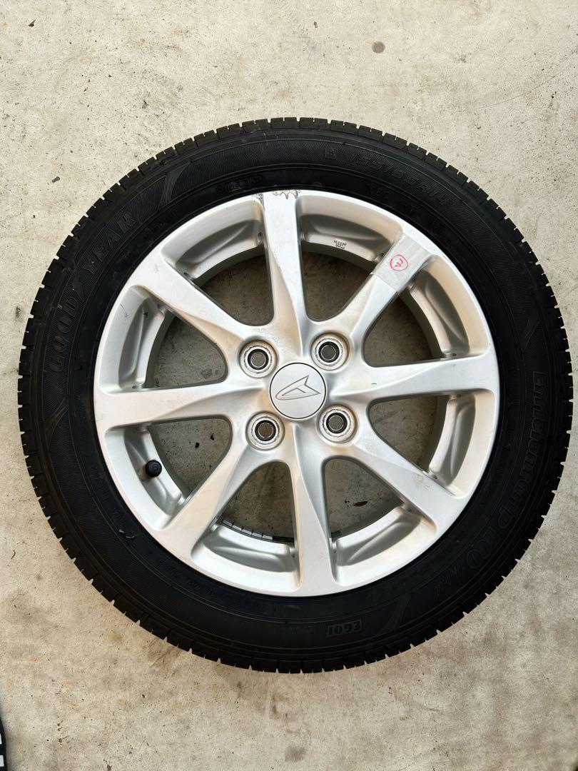 GOOD YEAR 155/65R14 夏タイヤ ホイールセット①