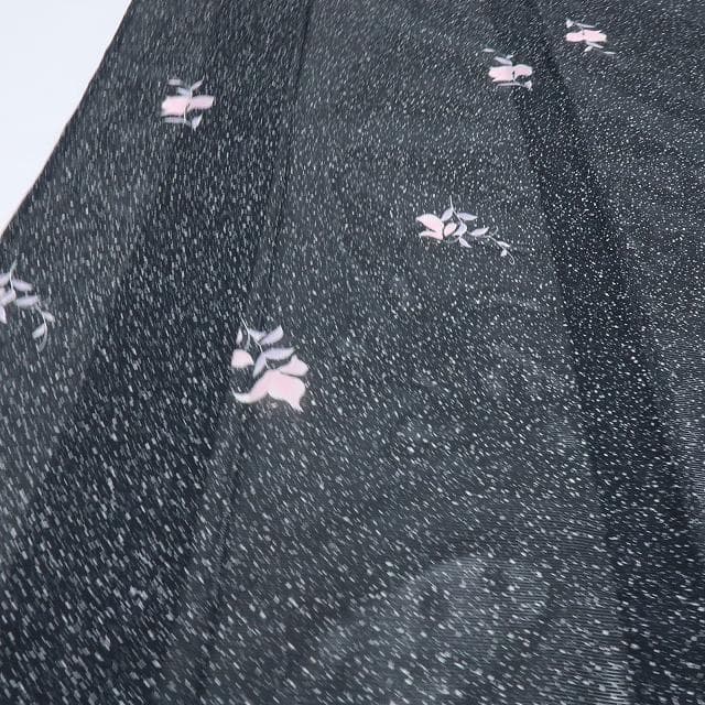 Y3539◆美品 絽 小紋 洗える夏着物