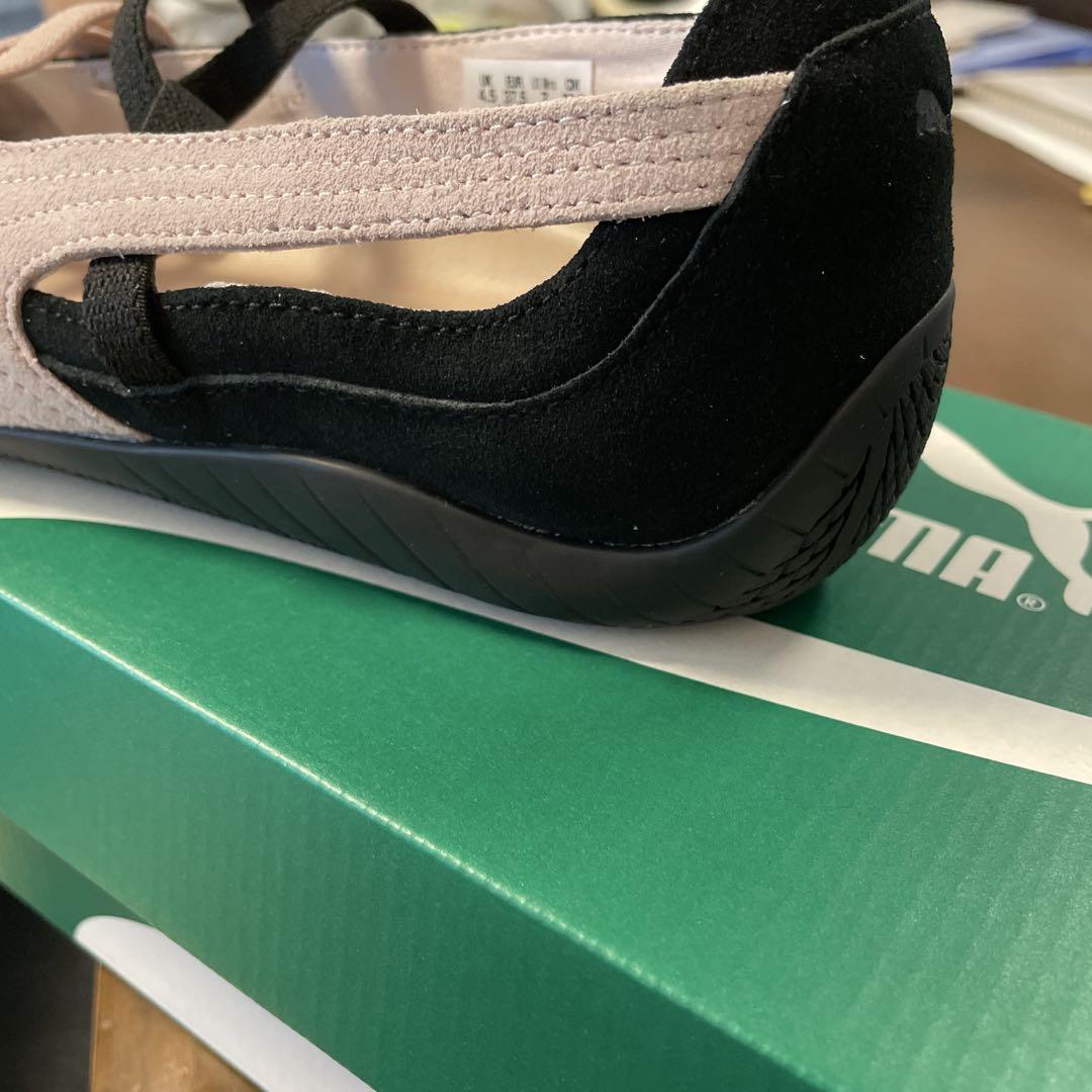 Puma バレエシューズ 黒/ピンク PUMA プーマ スピードキャット バレエ スニーカー SPEEDCAT