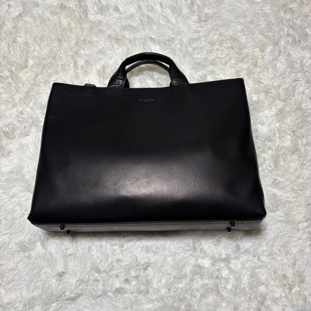 FIGARO (フィガロ) ビジネスバッグ　2way メンズ　黒　本革　B5