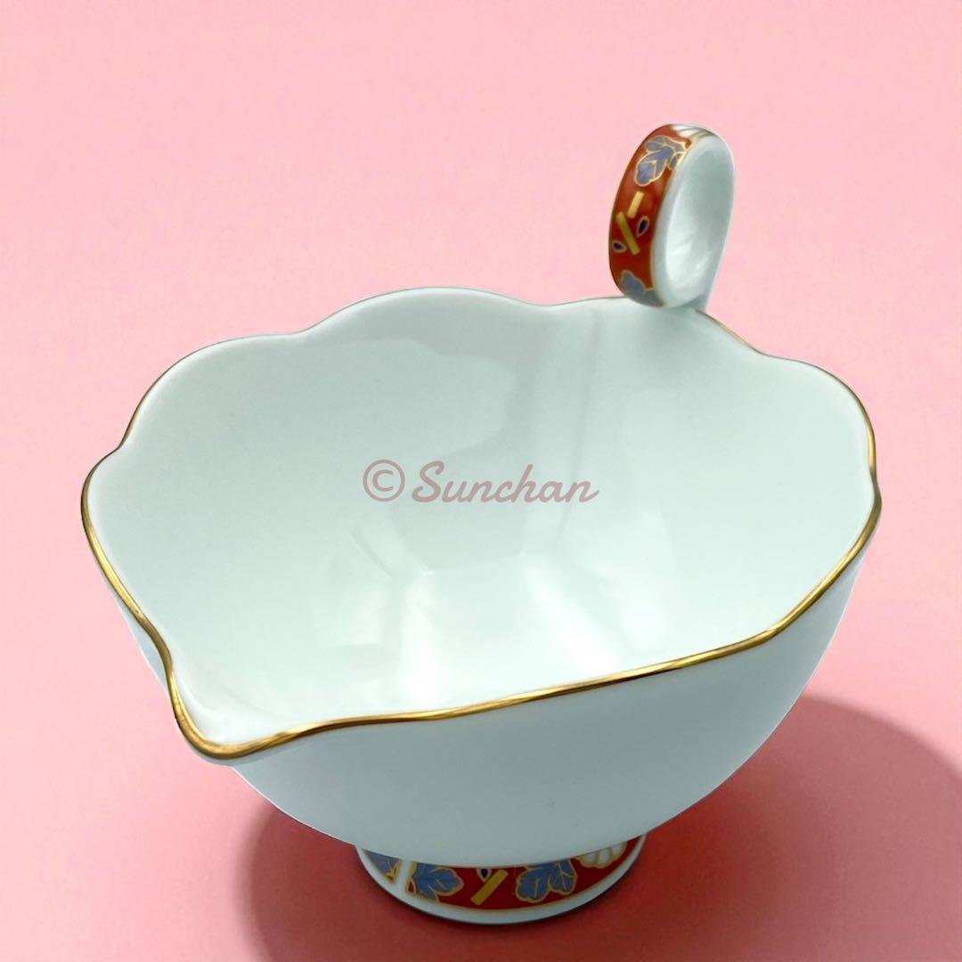 【超美品】 香蘭社 貴公子 ドレッシング入れ 専用箱付き 金彩 金縁 高級食器